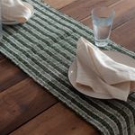 Trilho de Mesa em Algodão Lace Verde 1,80m