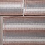 Kit de Cozinha 3 Peças Algodão Aquarela Taupe