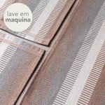 Kit de Cozinha 3 Peças Algodão Aquarela Taupe