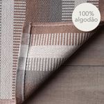 Kit de Cozinha 3 Peças Algodão Aquarela Taupe