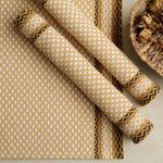 Kit de Cozinha 3 Peças Algodão Montreal Mostarda