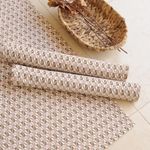 Kit de Cozinha 3 Peças Algodão Marrocos Caramelo