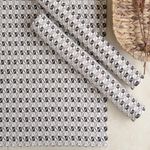 Kit de Cozinha 3 Peças Algodão Marrocos Marrom e Bege