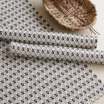 Kit de Cozinha 3 Peças Algodão Marrocos Marrom e Bege