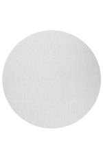 Tapete Redondo 2,0m Flow Off White 01