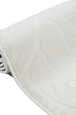 Tapete Redondo 2,0m Flow Off White 01