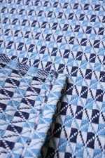 Tapete Avulso 45x65 Algodão Marrocos Azul