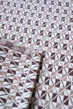 Tapete Avulso 45x65 Algodão Marrocos Mesclado Marrom