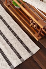 Tapete para Cozinha 50x70 Avulso Veneza Cru e Marrom