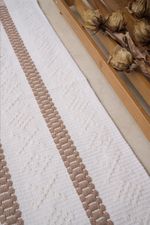 Tapete para Cozinha 50x70 Avulso Veneza Cru e Bege