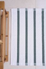 Tapete para Cozinha 50x70 Avulso Veneza Cru e Verde