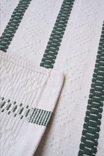 Tapete para Cozinha 50x70 Avulso Veneza Cru e Verde