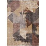 Tapete para Sala Leone Estonado Tons Terrosos 200x250
