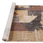 Tapete para Sala Leone Estonado Tons Terrosos 200x250