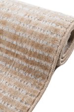 Tapete para Sala 200x250 Leone Listrado Bege