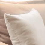 Capa de Almofada Veludo Premium Decorativa - Off White Champagne 50cm x 50cm