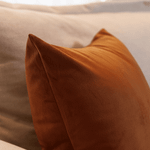 Capa de Almofada Veludo Premium Decorativa - Terracota 30cm x 50cm