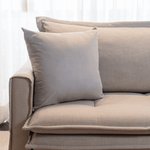 Capa de Almofada Veludo Premium Decorativa - Cinza Prata 50cm x 50cm