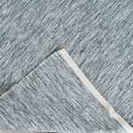 Tapete Artesanal Trama Basic Grande para Sala Mesclado Preto 150x200