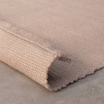 Tapete Artesanal Trama Basic Extra Grande para Sala Liso Areia 250x300