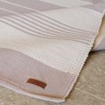 Tapete Artesanal Trama Basic de Sala Urban Nude 150x250