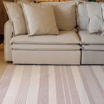 Tapete Artesanal Trama Basic de Sala Urban Nude 150x300