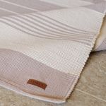 Tapete Artesanal Trama Basic de Sala Urban Nude 200x250