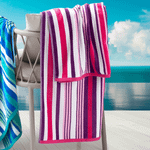 Toalha Praia Jacquard Sorrento 75x150 - Rosa