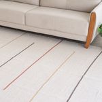 Tapete Artesanal Trama Basic de Sala Listras Colors 150x300