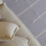 Tapete Artesanal Trama Basic de Sala Listras Cinza 200x300