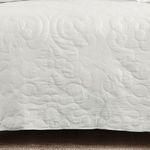 Kit Colcha Queen Golden Toque de Pessego Costurada - Branco