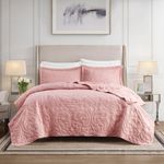 Kit Colcha Casal Golden Toque de Pessego Costurada - Rose