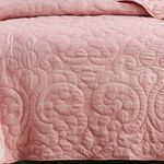 Kit Colcha Casal Golden Toque de Pessego Costurada - Rose