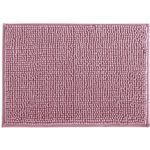 Tapete Banheiro Bolinha em Microfibra Antiderrapante 60x40cm Rosé