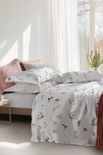 Jogo de Cama Casal Cetim 300 Fios 100% Algodão Margaux