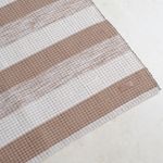 Tapete Passadeira Algodão Trama Basic Faixas Marrom 80x150