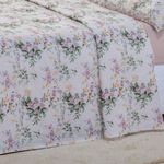 Jogo de Cama Solteiro 3 Peças 130 Fios 100% Algodão - Flores