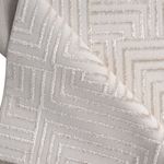 Tapete Sala Perfil Leve Caspian Quadros Off White e Bege 200x250