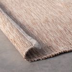 Tapete Artesanal Trama Basic para Sala Mesclado Caramelo 150x200