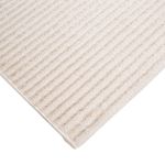 Tapete Sala Perfil Leve Caspian Lines Off White e Bege 140x200