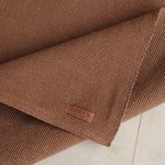 Tapete Passadeira Artesanal Trama Basic Liso Caramelo 70x150