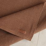 Tapete Passadeira Artesanal Trama Basic Liso Caramelo 70x220