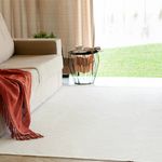Tapete Artesanal Trama Basic Grande para Sala Liso Cru 200x200