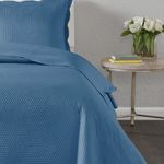 Kit Cobre leito Colcha Super King 3 Peças Bouti Microfibra Dots - Azul