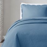 Kit Cobre leito Colcha Super King 3 Peças Bouti Microfibra Dots - Azul