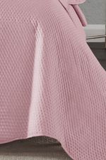 Kit Cobre leito Colcha King 3 Peças Bouti Microfibra Dots - Rosa