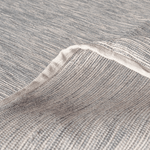 Tapete Artesanal Trama Basic Grande para Sala Mesclado Cinza 200x300