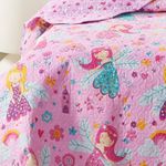 Kit Cobre Leito Colcha Infantil 2 Peças Solteiro Estampada Princess