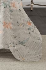 Kit Cobre Leito Colcha Solteiro 2 Peças Bouti Microfibra Estampada - Liv