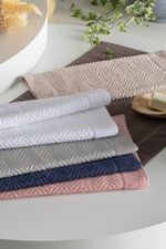 Toalha de Piso Felpudo 50x70cm 650g/m2 Cinza